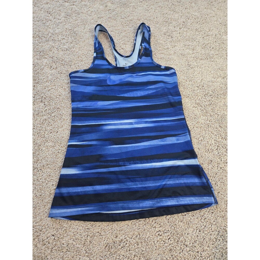 Nike Dri-fit racerback tank top blue small